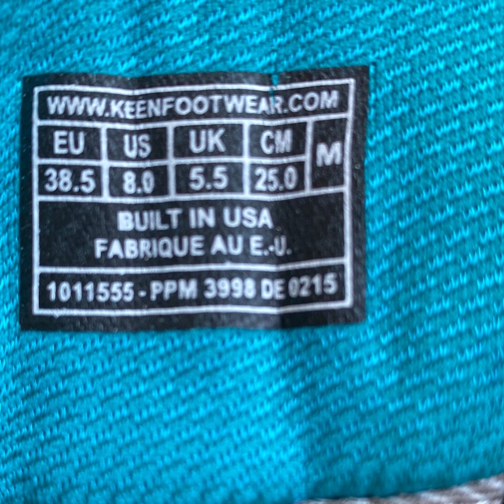 Keen Gray and Teal Outdoor Boots - Picture 4 of 6